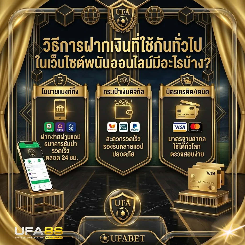 ทางเข้า UFABET ฝากถอน